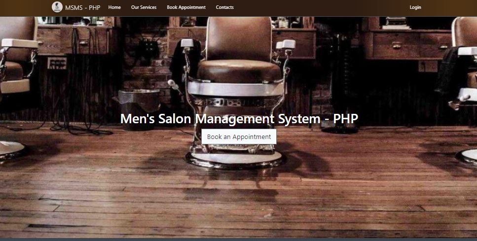 Men's Salon Management System