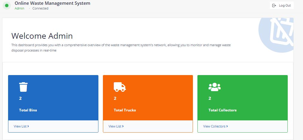 Online Waste Management System