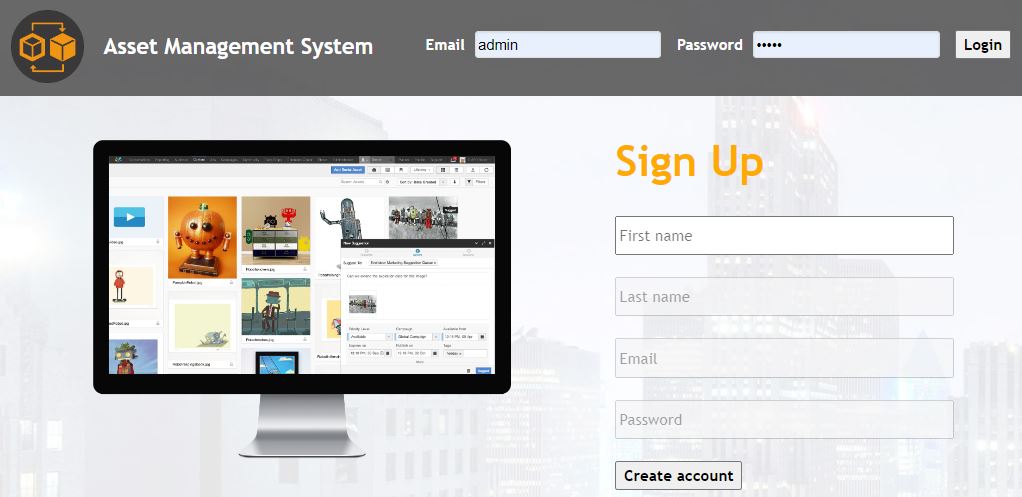 Simple Asset Management System