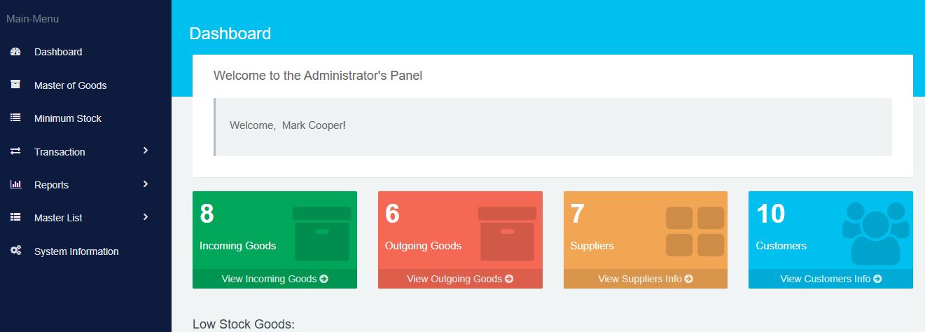 Warehouse Management System