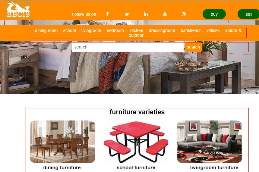 Simple Online Furniture Sale Site
