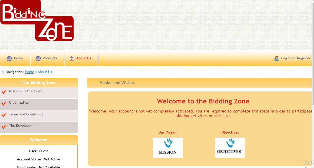 Online Bidding System