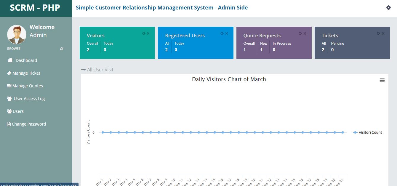 Simple Customer Relationship Management System