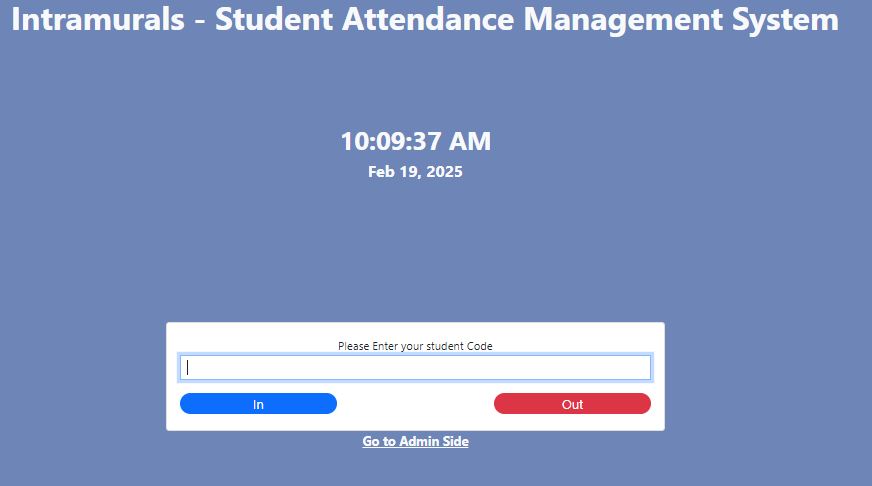Student Attendance Management System