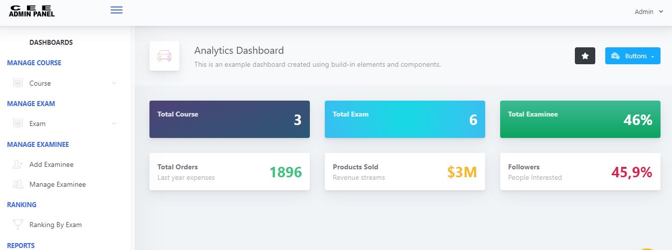 Admin Dashboard