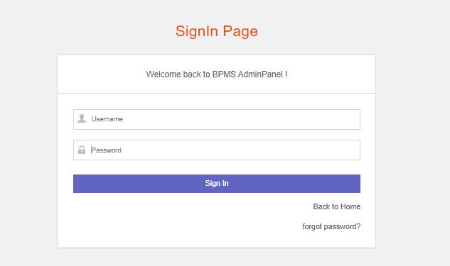 Login Page