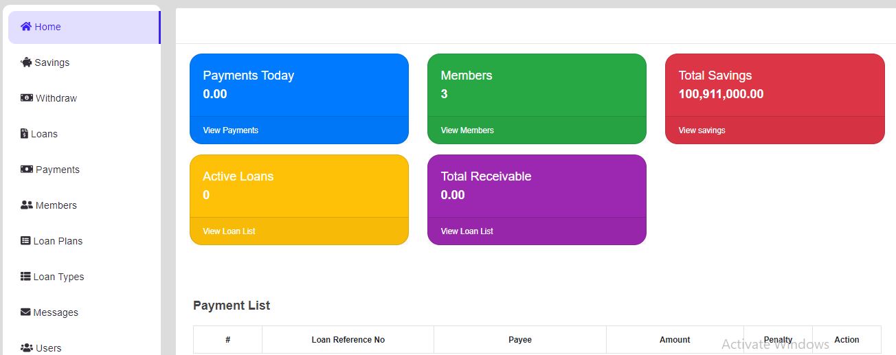 Admin Dashboard