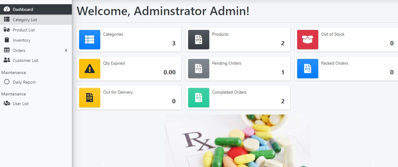 Admin Dashboard