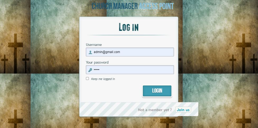 Member Registration form